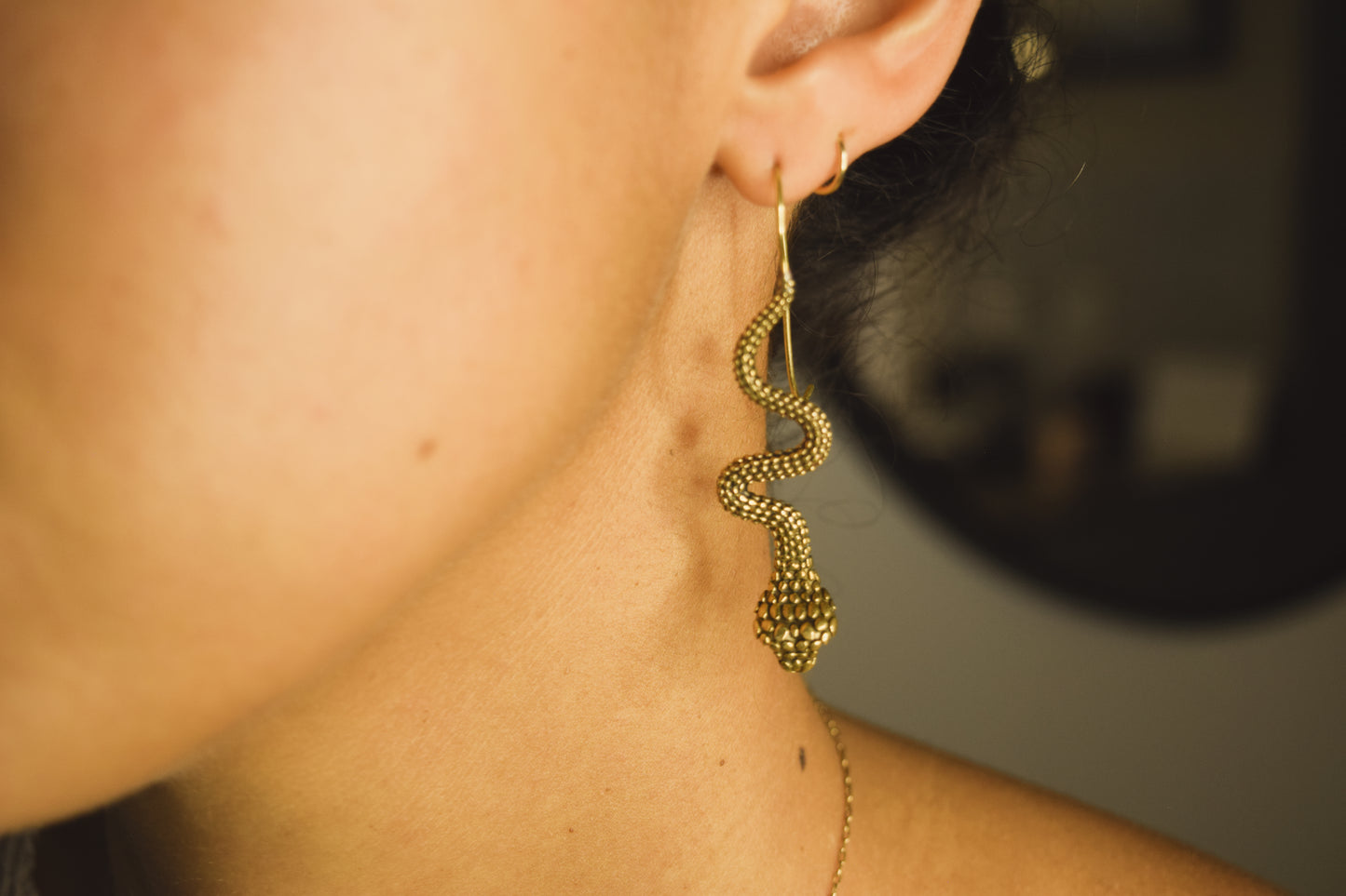 Boho Snake Earrings